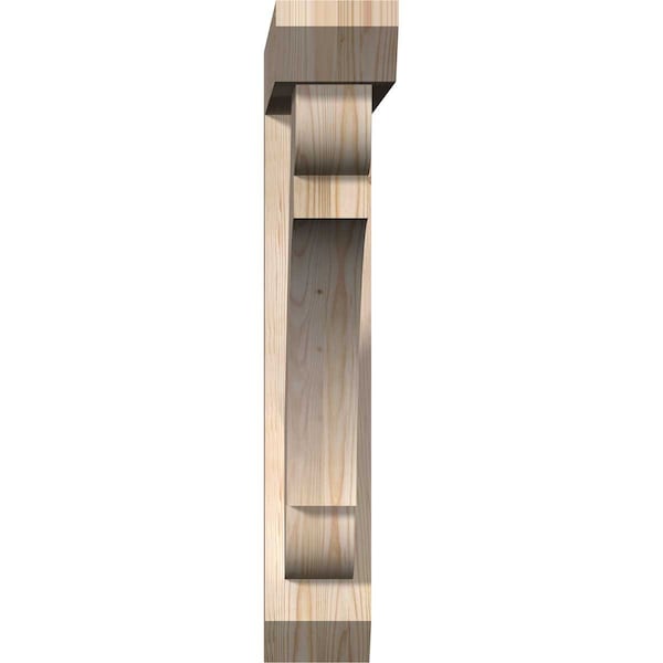 Olympic Slat Smooth Bracket W/ Offset Brace, Douglas Fir, 5 1/2W X 32D X 32H